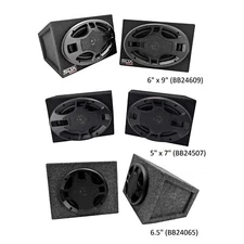 SDX Audio 6"x9", 5"x7", 6.5" 4-way Car Speaker System Hatchback Box (a pair)
