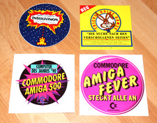 1994 Commodore Amiga 500 Very Rare Vintage Stickers / sticker set