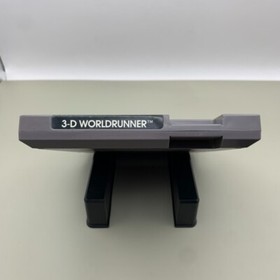 3-D Worldrunner (5-Screw) - 1987 NES Nintendo Game - Cart + Sleeve TESTED!
