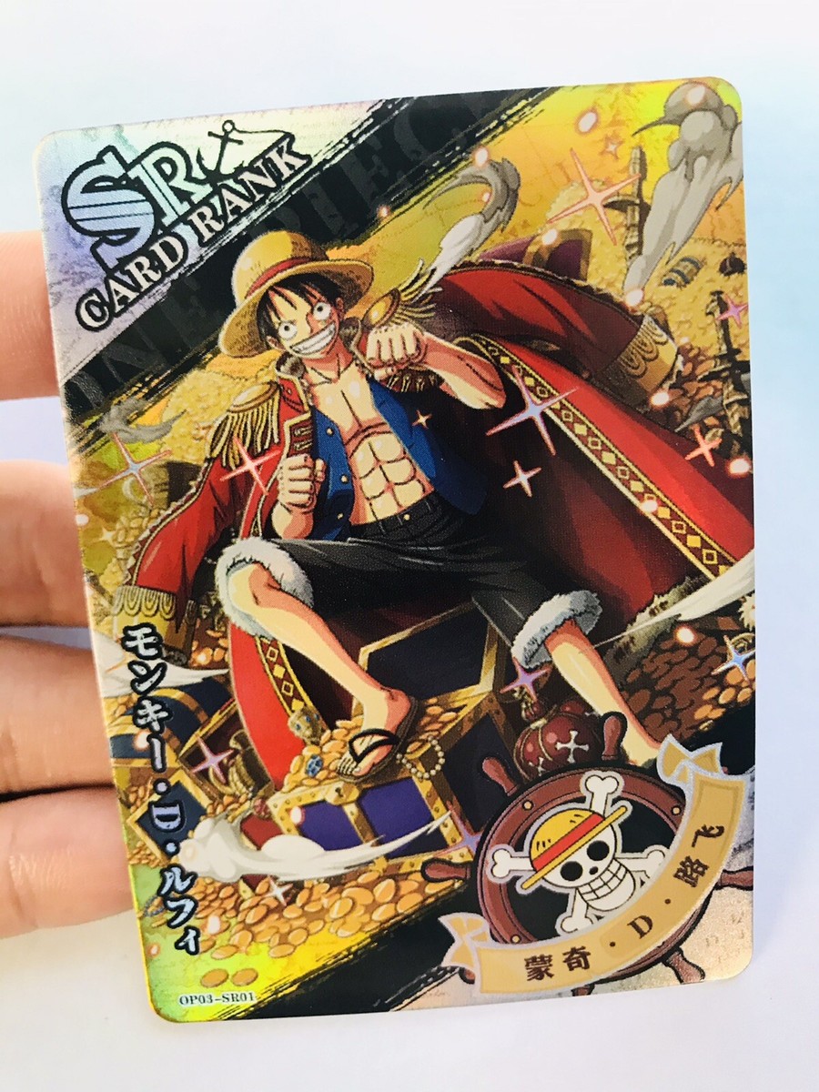 Luffy the King of Pirates One Piece Anime SRare Holo Mint Trading