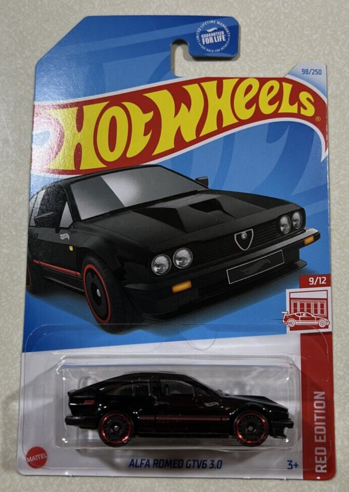 NEW 2024 Hot Wheels J CASE Red Edition Alfa Romeo GTV6 3.0