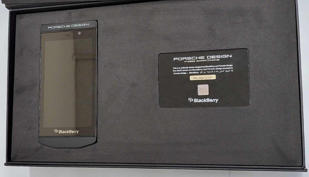 New BlackBerry P'9982 Porsche Design 64GB Silver Factory Unlocked