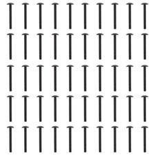 50PCS Computer Case Fan Screw Round Head Tapping Screw 30mm Long Screws