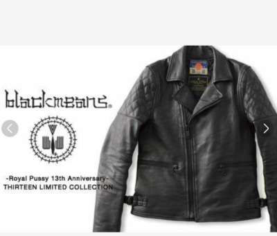black means ×Royal pussy padded riders leather jacket size black means ×Royal pussy padded riders leather jacket size