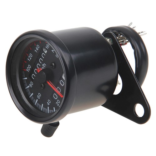 Universal Motorcycle Odometer Speedometer Gauge Interface LED Light Scooter ATV - Picture 11 of 12