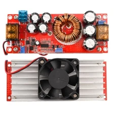 1800W 40A DC-DC Adjustable Step Up Power Supply Module 10-60V Boost 12-90V