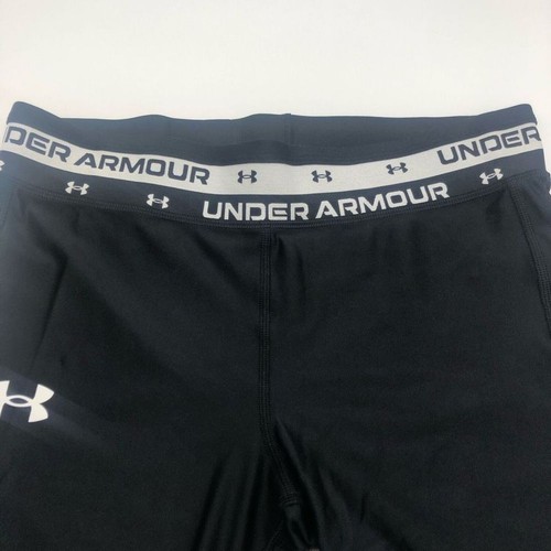 Brand New Under Armour Black Biker Shorts For Girls Size XL Pull On - Picture 3 of 7