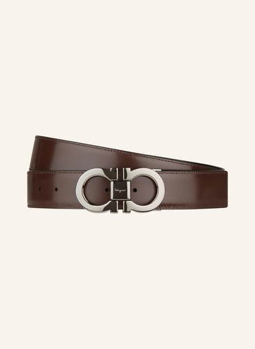 Original NEU SALVATORE FERRAGAMO Designer Gürtel Belt WendeDesign LEDER Geschenk - Bild 2 von 9