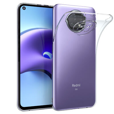 Für Xiaomi Redmi Note 9T durchsichtige Schutzhülle Handyhülle Cover Transparent