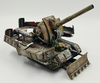 Basilisk Battlewagon Ork Space Orks Warhammer 40K -2010 (5th Edition)- painted