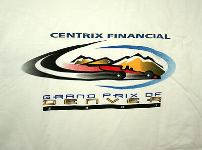 Vintage 2001 Denver Grand Prix F1 Auto Racing Formula 1 Car T-Shirt New NOS XXL