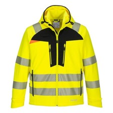 Contrast Hi-Vis Softshell Jacket | Orange Or Yellow | Small - 6X Large