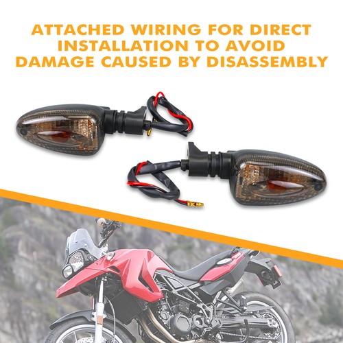 Front Rear Turn Signal Indicator Lights For BMW K1300R K1200S F800S F650GS HP2 - Picture 4 of 7