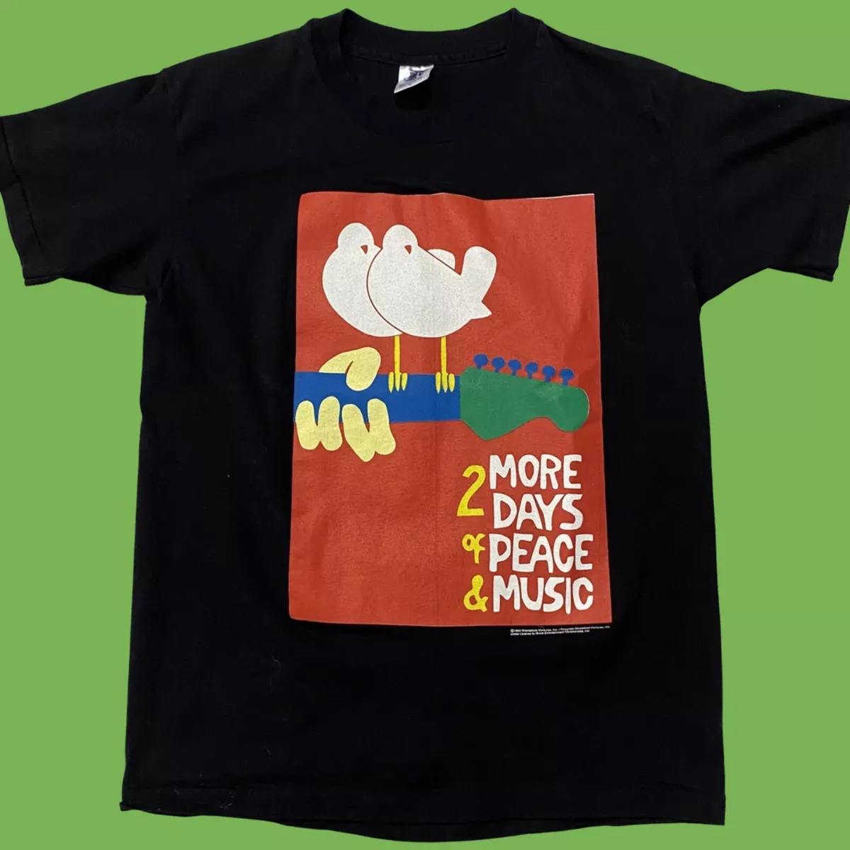 Vintage 90s Woodstock ‘94 1994 Double Sided T- Shirt Music Festival Size Large