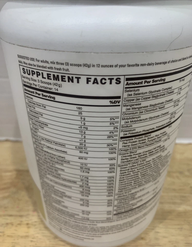 Cucharadas Solgar proteína vegana mezclada bayas 20,24 OZ Foto 2 de 2