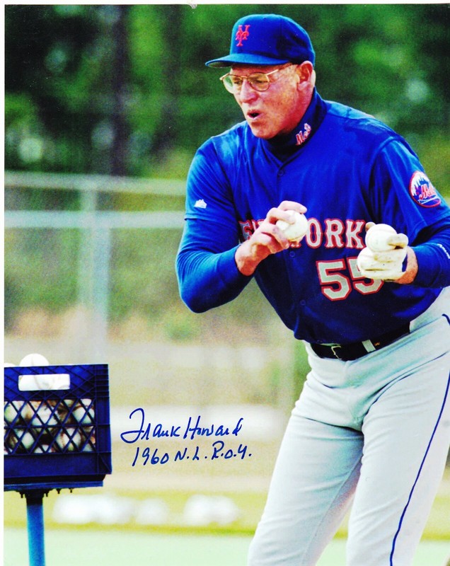 Frank Howard signed 8x10 New York Mets color photo (Dec)