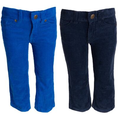  Kinder Jungen Cordhose Hose Blau Größe 86