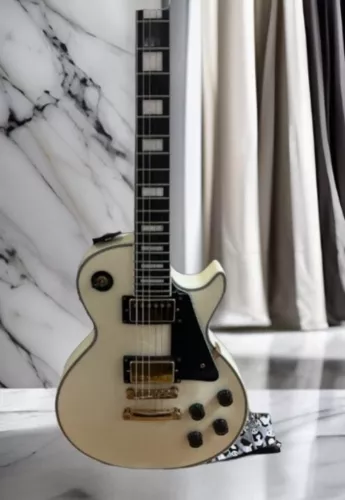 Grass Roots By ESP Electric Guitar Les Paul Custom Used G-LP-CTM White #1