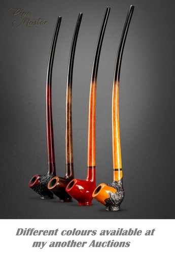 SELBSTSTEHENDE HOLZ TABAK RAUCHPFEIFE Gandalf Hobbit 90 Teak CHURCHWARDEN - Bild 5 von 5