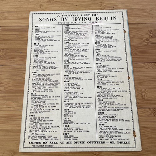 Vintage Sheet Music - Imagination - 1940 Johnny Burke and Jimmy Van Heusen - Picture 6 of 9