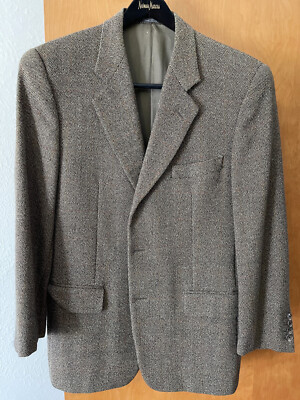 Men's Wool Sport Coat-38R-CORNELIANI-Made in Italy-Mark Shale