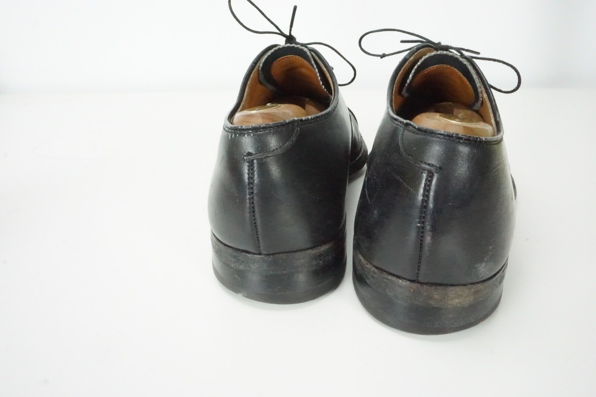 WORN ONCE Alden 901 Perf Tip Bal Oxford (Black Calf) Made in USA 12 D Alden 901 Perf Tip Bal Oxford (Black Calf) Mens Dress Shoes  main image 4