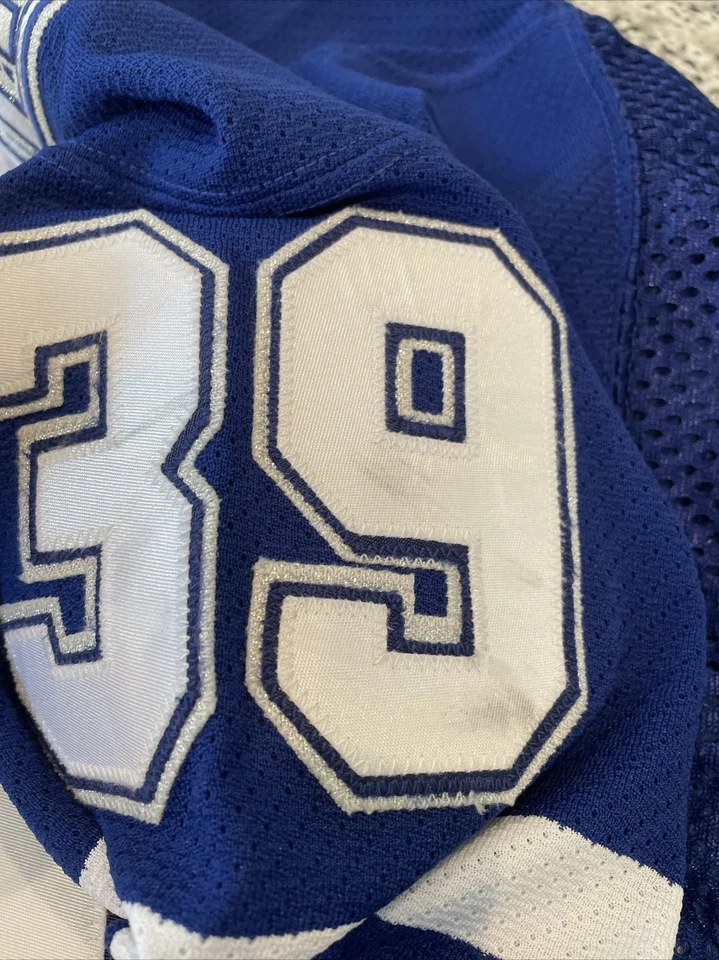 2002-03 Toronto Maple Leafs Travis Green Game Used Jersey Patches MeiGray Letter - Image 4 of 4