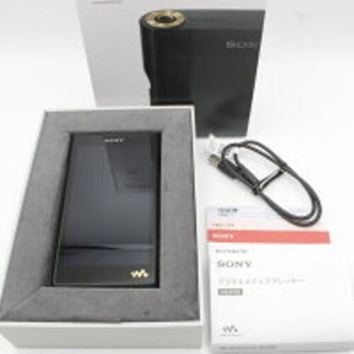 SONY NW-WM1AM2 WALKMAN 128GB WM1 Series Hi-Res Android 11 Black - Picture 1 of 12
