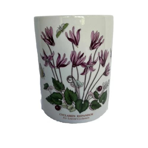Portmeirion Botanic Garden Canister, 1972, 5" Cyclamen, No Lid, England