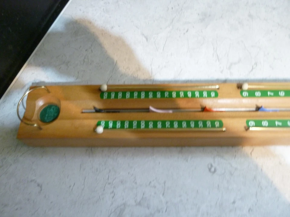 VINTAGE SNOOKER CUE 147 TABLE TOP GAME SKILL PRATICE TRAINER GAME BRIBEK PRODUCT - Image 3 of 4