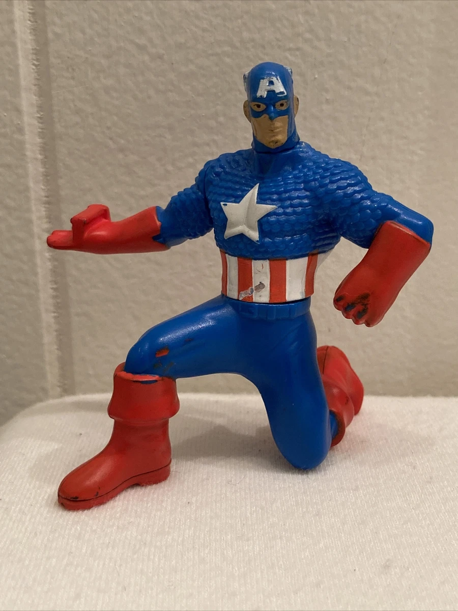 Captain America Marvel Figure Toy 3 inch tall McDonalds TCB 2010