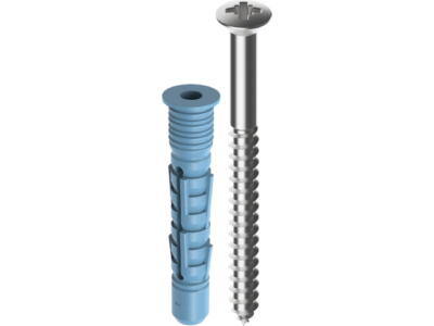 TOX Allzweckdübel Aqua Stop Pro 62tlg. 6x38/8x50 mm + Schraube + Bohrer in Rundd