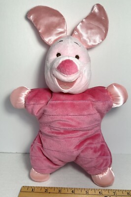 Kids Preferred Piglet Satin Crinkle Ears Star Shape Plush Lovey Winnie Pooh Baby