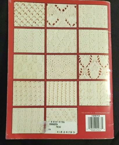 Leisure Arts 99 KNIT STITCHES includes Basic Patterns  (1997, Paperback)  - Picture 5 of 6
