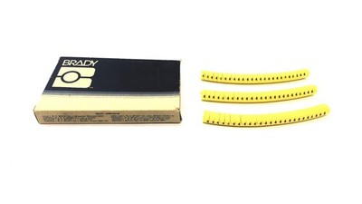 Brady Box of (75pcs) Omni-Grip Sleeve Wire Markers OG2Y-4 (66404) NOS
