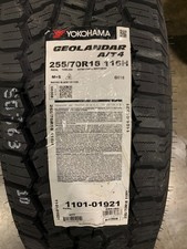 1 New 255 70 18 Yokohama Geolandar A/T4 All Terrain Tire
