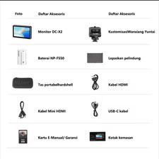 DC-X3 DC-X2 Monitor 6 Inch 2000 Nits 4K Touch Screen Profissional Photographic H