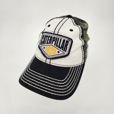 Caterpillar CAT Equipment SnapBack White Camo Hat Cap
