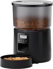 Automatic Cat Feeder Dry Food: Cat Feeder with Timer - Pet Food Dispenser Button