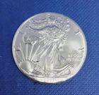 2017 American Silver Eagle Uncirculated from a fresh roll (B6)