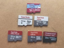 Premium Micro Sd Lot 128GB 64, 32