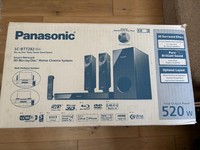 Panasonic SC-BTT282 Blu-ray Disc home theatre sound system. New. Open box.