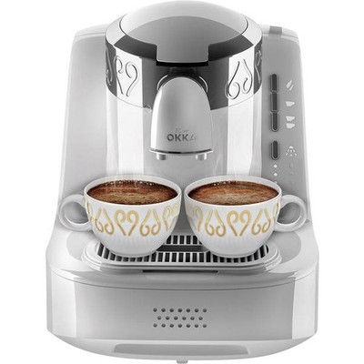 arzum OK002-WH Okka Electric Coffee Maker White, Silver