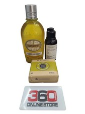 L'Occitane Set aus Duschöl, Shampoo und Körperseife