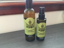 Image of The Body Shop Hemp Nourishing & Protecting Dry Body Oil 125ml & Shower Oil 250m