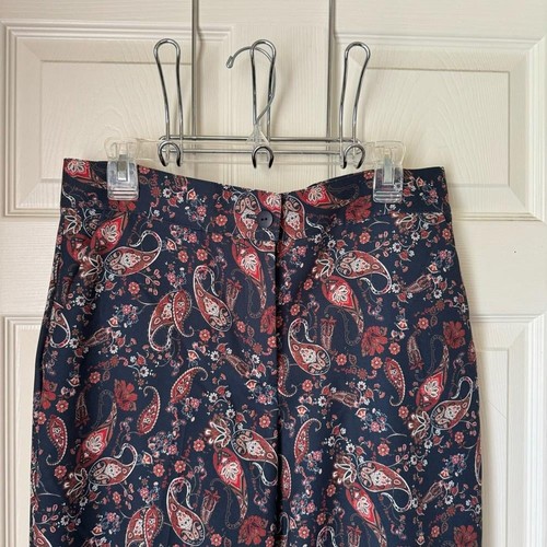 Goldenpoint Leggings Wide Leg Paisley Multicolor Pants Size 10/ - Picture 5 of 7