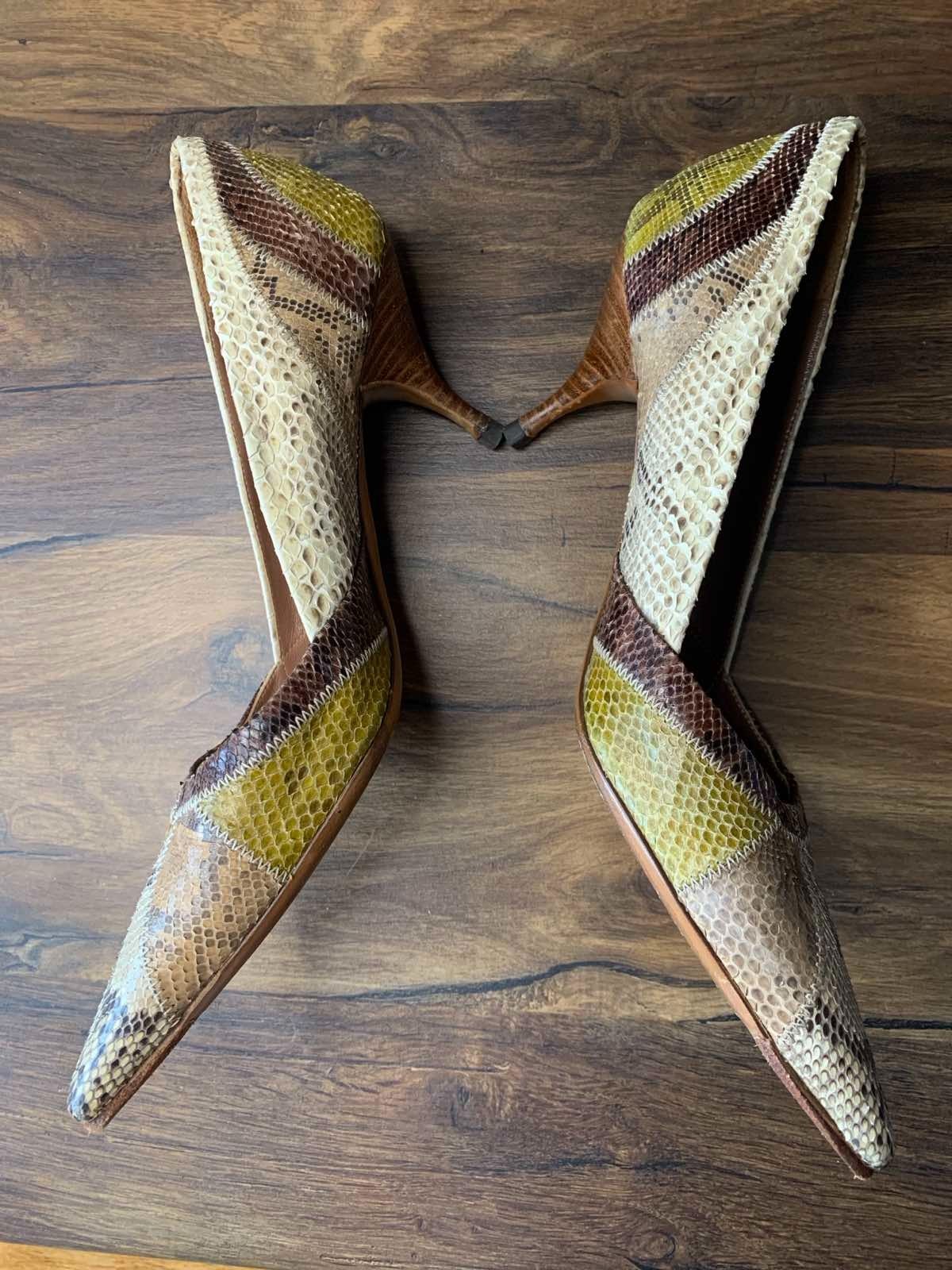 Prada Patchwork Python shoes women Vintage,36. thumbnail 7