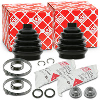2X Febi Bilstein Faltenbalgsatz Achsmanschette Vw Bora Golf Skoda Audi A3 Seat