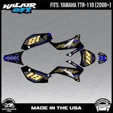 Graphics Kit for Yamaha TTR 110 (2008-2023) TTR110 Rebel - GOLD