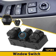 Front Left Power Window Master Control Switch 16 Pin for Hyundai Elantra 11-15 